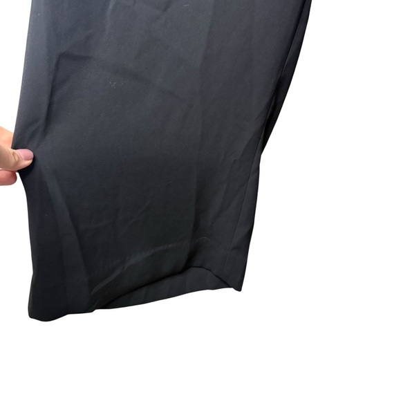 Banana Republic | Black High Rise Cropped Stretch Wide-Leg Pants | Sz 8 - Picture 3 of 10